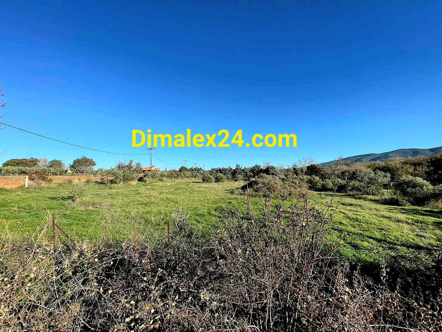 Парцел подходящ за сглобяеми къщи и бунгала в Платанитис,област Родопи,Северна Гърция.