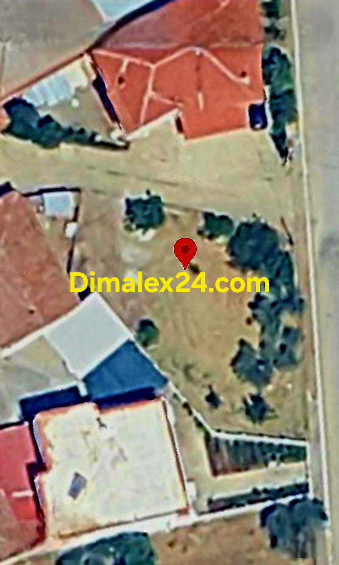 Стелита картина на парцел в Ксилагани,Гърция на 4о км от ГКПП Маказа.