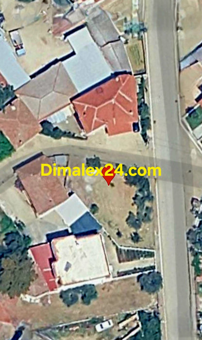 Карта с отбелязана локация на парцел в гърция,Ксилагани,област Родопи.