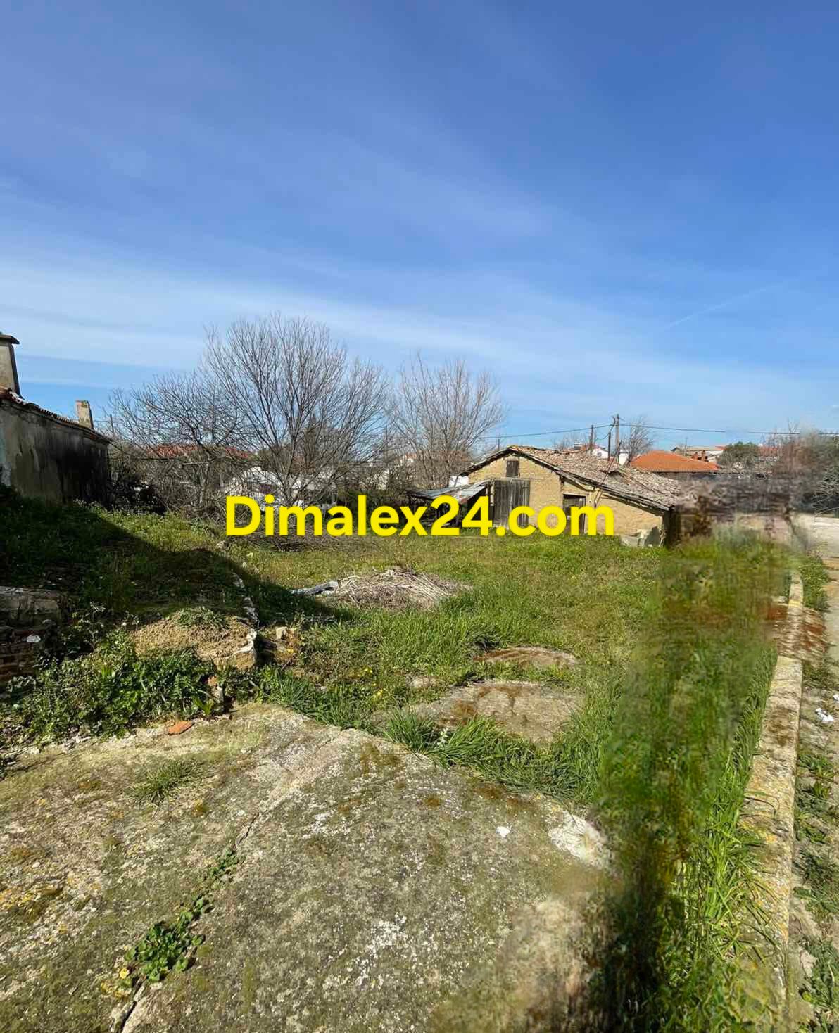 Имот с просторен парцел в Гърция.