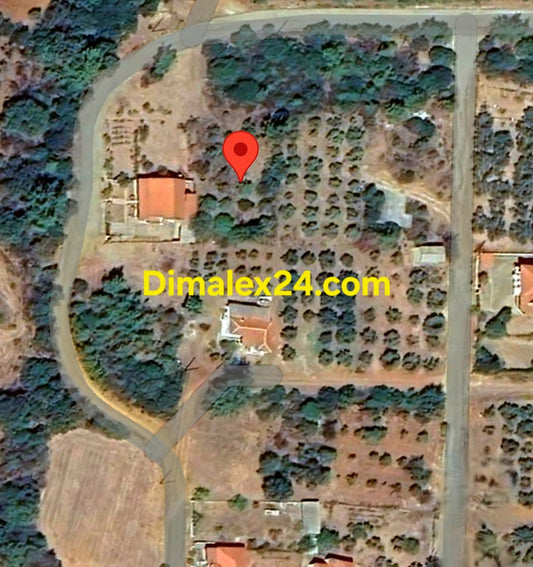 Сателитно изображение на местополужение на имот в Ксилагани, Северна Гърция, област Родопи.