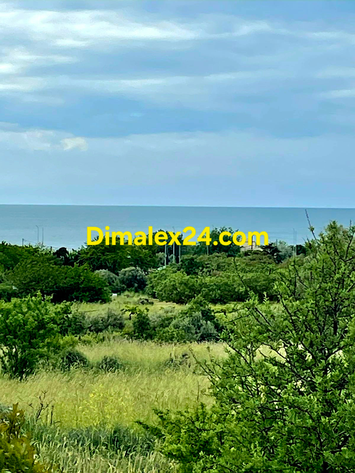 Гледка към морето от къща в Александруполи, Агиос Василиос, област Еврос.